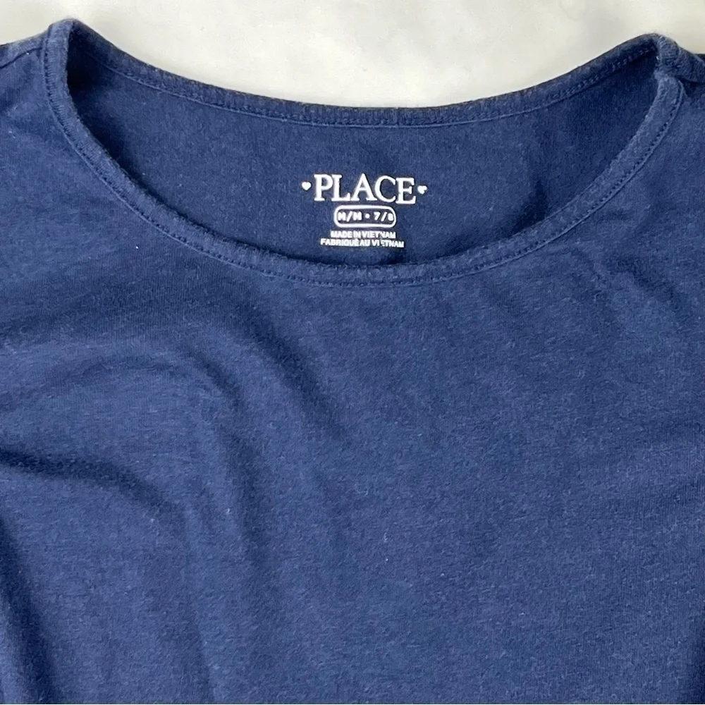The Children’s Place - 2 Pack - Blue and Green - Medium (7/8) - Long Sleeve
